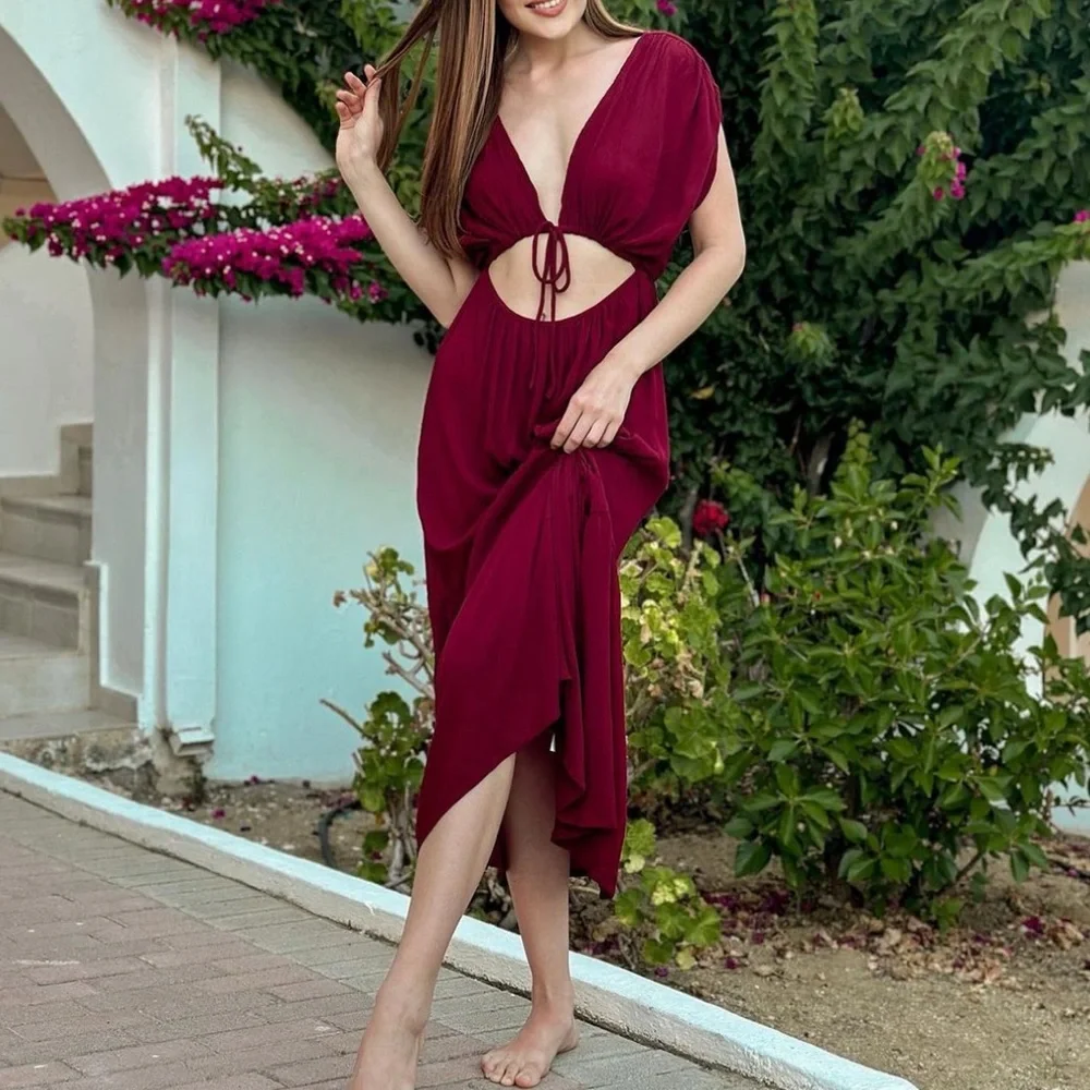 Cut out maxi dress - new condition - Picture 1 of 3